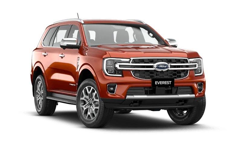 Xe ô tô 7 chỗ Ford Everest sở hữu vẻ ngoài khỏe khoắn, thời trang