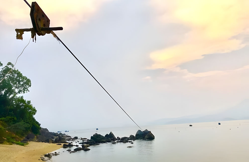 Đu Zipline trên không